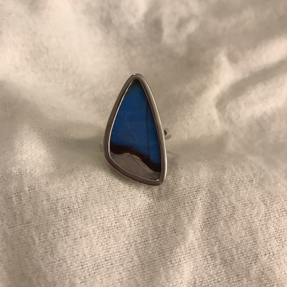 Sterling Silver Butterfly Wing Ring